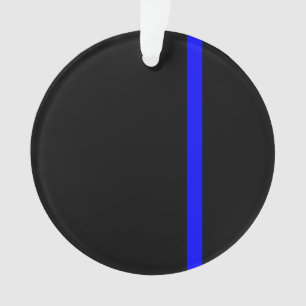 Style vertical Symbolique Ligne Bleue Mince
