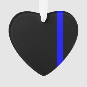 Style vertical Symbolique Ligne Bleue Mince