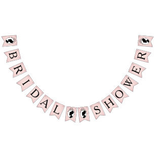 Style victorien 60s Cameo bannière de bunting
