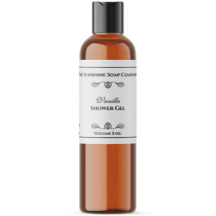 Style vintage blanc avec étiquette cosmétique en t