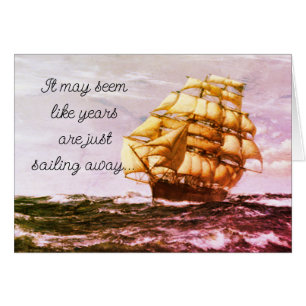 Style vintage Carte d'anniversaire pour papa