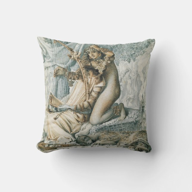 style William Morris  Throw Pillow (Front)