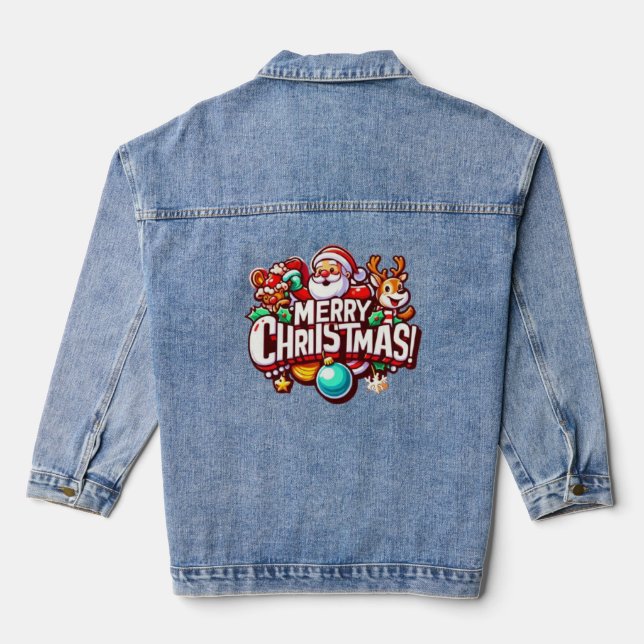 Style Women's Denim Jacket (Jean Jacket) This cust (Back)