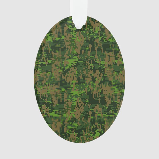 Style Woodland Camouflage vert numérique Accent (devant)