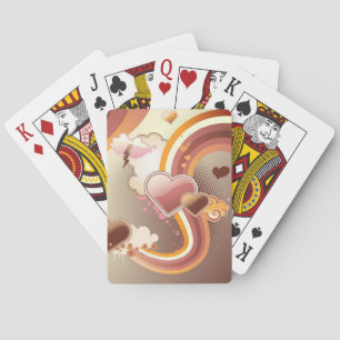 Styled design background playing cards
