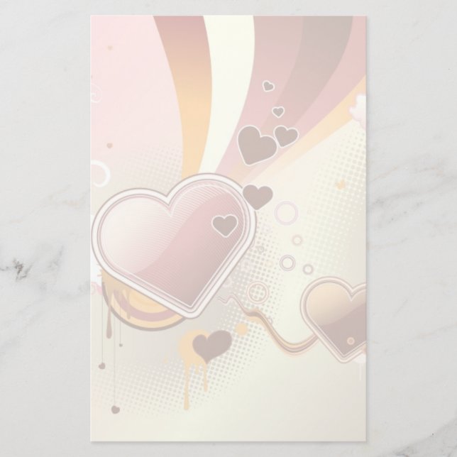 Styled design background stationery (Front)
