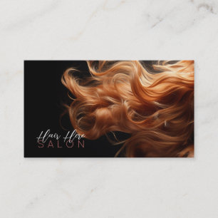 Styled Hair Salon Appointment Business Card