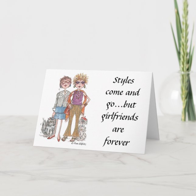 Styles - Allez-y pour deux cartes d'amis proches (Devant)