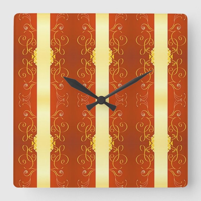 Styles classiques Défilement Horloge murale (Recto)