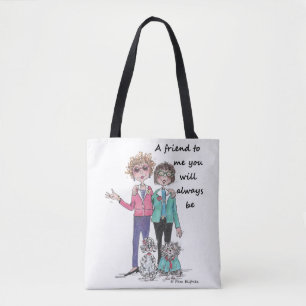 Styles Come and Go, Wise Caricature, Watercolor  Tote Bag