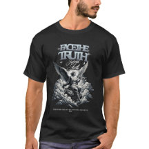 StyleSpeak Tees T-Shirt Bleu Vagues Abstraites Per