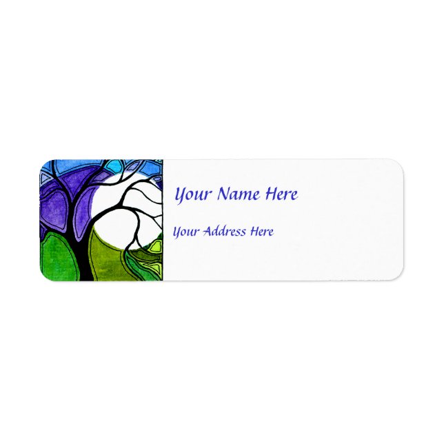 Stylet d'aquarelle et arbre d'encre (Devant)