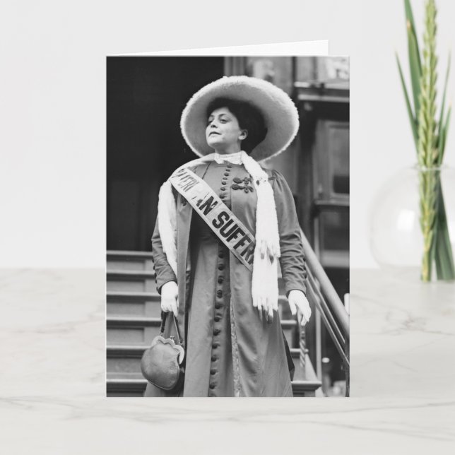 Stylin' Suffragette, 1908 Card (Front)