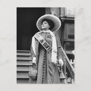 Stylin' Suffragette, 1908 Postcard