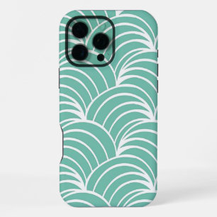 Stylised Art Deco Fan Design iPhone 16 Pro Max Case