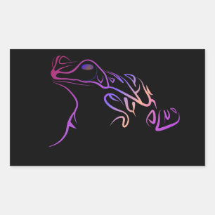 Stylised Frog Sticker