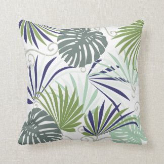 Stylised illustration popular plants cushion