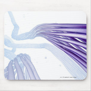 Stylised nerve fibres mouse pad
