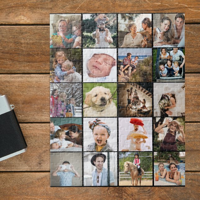 Stylish 20 Photo Collage Jigsaw Puzzle (Creator Uploaded)