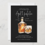 Stylish 40th Birthday Invite Male - Whiskey Theme<br><div class="desc">Celebrate in style with our whiskey-themed 40th birthday invites for men. Personalize now for a memorable party!</div>