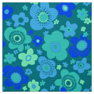 stylish  60s 70s retro mod fabric