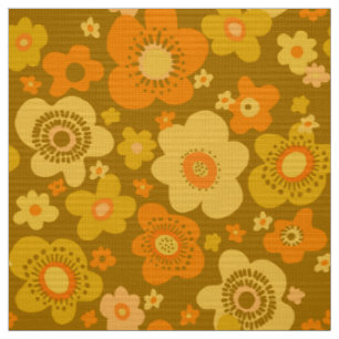 stylish 60s 70s retro mod fabric