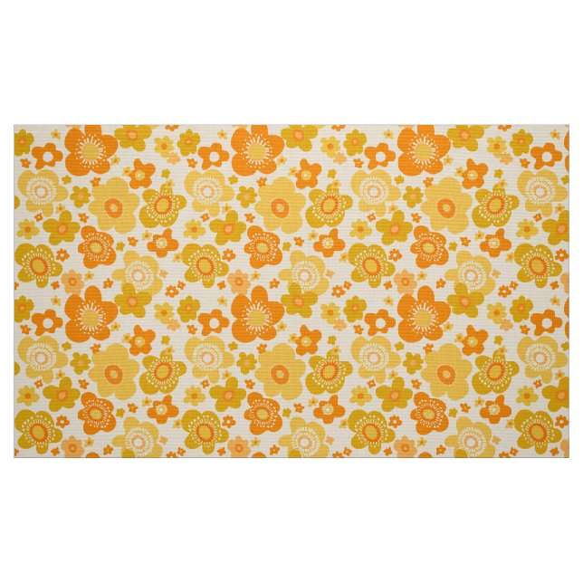 stylish  60s 70s retro mod fabric (Fat Quarter)
