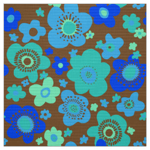 stylish 60s 70s retro mod fabric