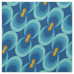 stylish 70s 60s retro mod fabric