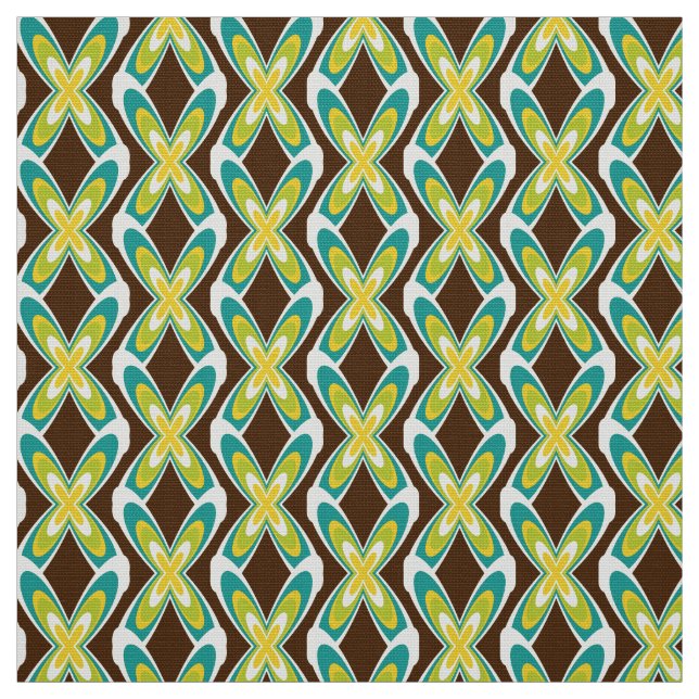 stylish  70s retro mod fabric (Swatch)