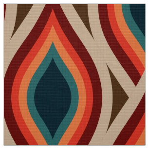 stylish 70s retro mod fabric