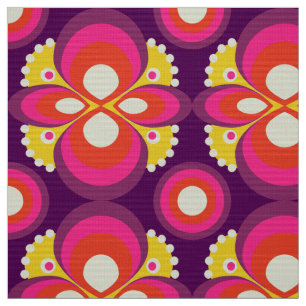 stylish 70s retro mod fabric