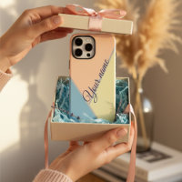 Stylish 80s vintage Color block Custom name