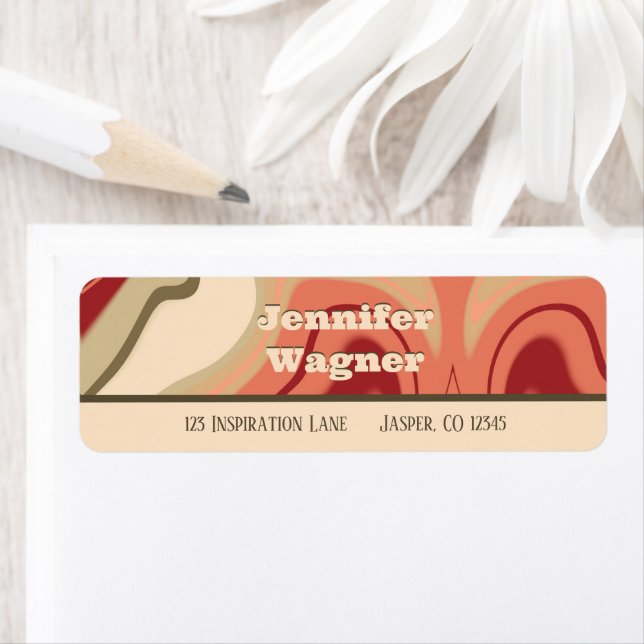 Stylish Abstract Colourful Modern Swirl Inspirivit (Insitu)