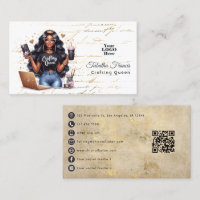 Stylish African American Crafting Queen Branding