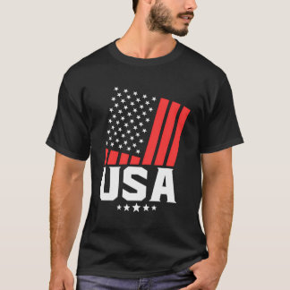 Stylish American Flag Usa Patriotism Stunning Usa T-Shirt
