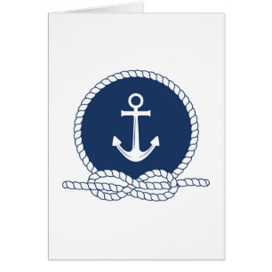 Stylish Anchor And Rope