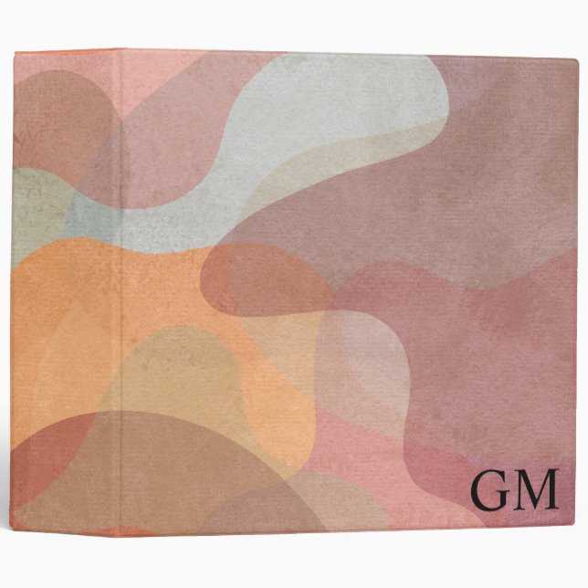 Stylish and Colourful Artistic Pattern Binder (Front/Spine)