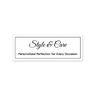 Stylish and Customizable Mark Your Brand Rubber Stamp