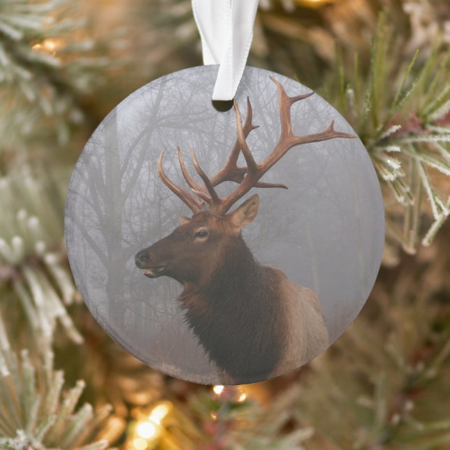 Stylish and Elegant Christmas Elk Ornament (Tree)