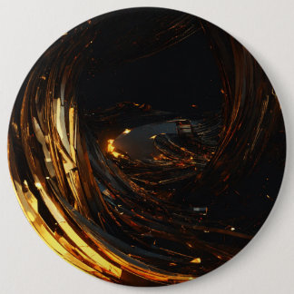  Stylish and Elegant Crystal Brown Buttons" 6 Inch Round Button