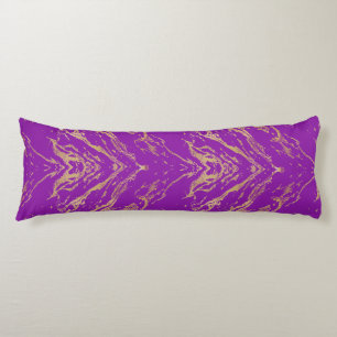 Stylish and Elegent Golden Marble pattern Body Pillow