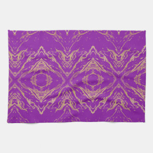 Stylish and Elegent Golden Marble pattern Kitchen Towel