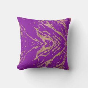 Stylish and Elegent Golden Marble pattern Throw Pillow