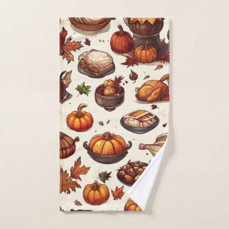 Stylish and stylish pattern image hand towel to ce