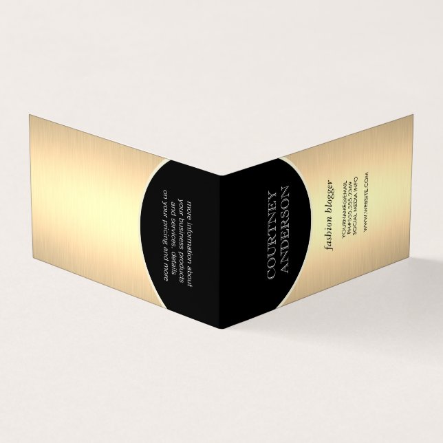Stylish and Trendy Business Card (Outside)