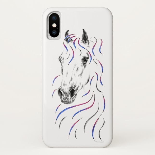 Stylish Arabian Horse Case-Mate iPhone Case (Back)
