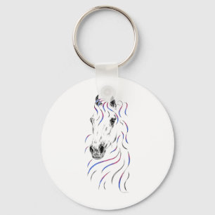 Stylish Arabian Horse Keychain