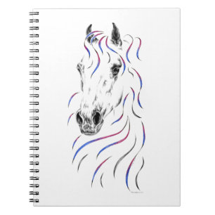 Stylish Arabian Horse Notebook