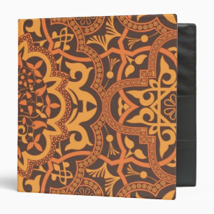 Stylish arabic ornament binder